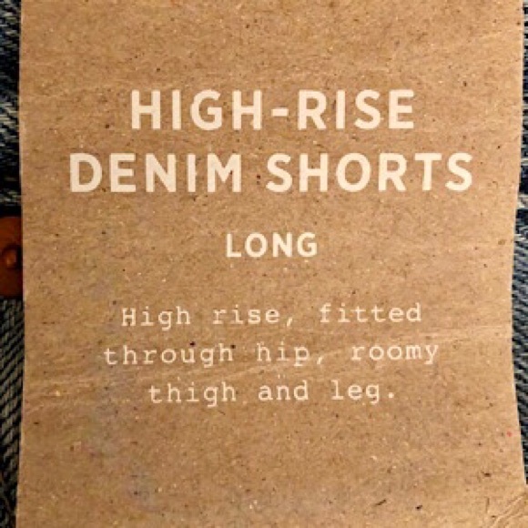 “NEW” Madewell High-Rise Long Denim Short - Picture 6 of 7